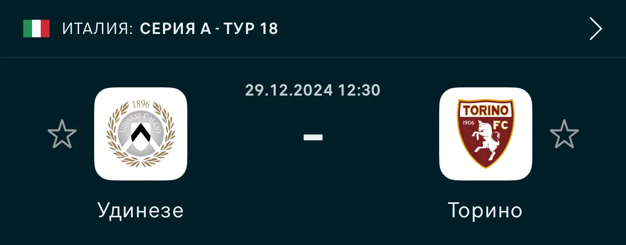 Анализ матча: Удинезе - Торино